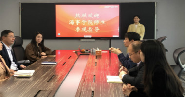江蘇海事職業(yè)技術(shù)學(xué)院教師赴歐帝科技參觀交流